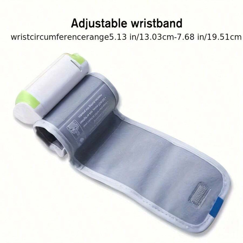 Digital Wrist Blood Pressure Monitor – LCD Screen, Voice, Portable Case