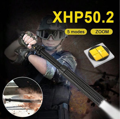 Sale OFF 50%🚀Super-bright LED self-defense flashlight